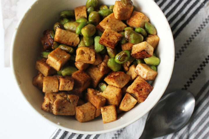 Vegan Edamame Tofu