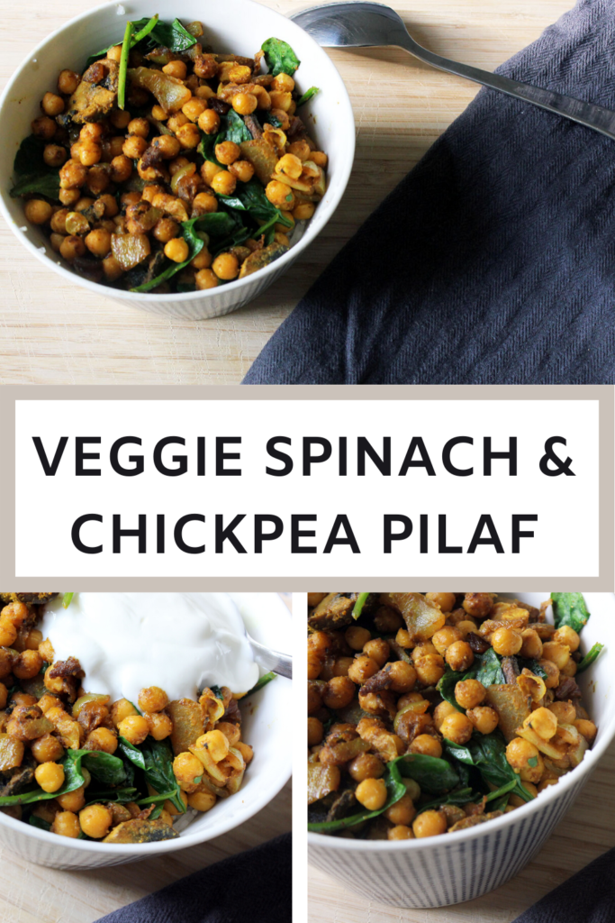 Easy Chickpea and Spinach Pilaf Recipe - Oomph London