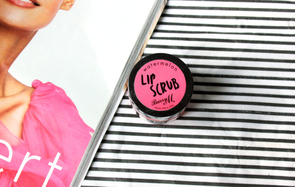 Barry M Lip Scrub in Watermelon Review Oomph London