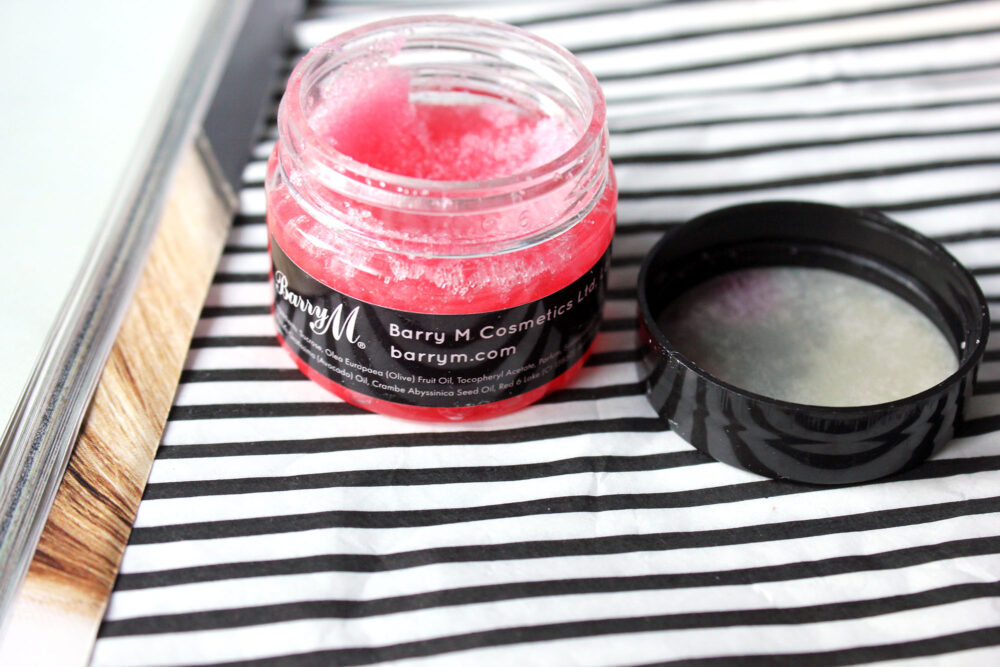 Barry M Lip Scrub in Watermelon Review Oomph London