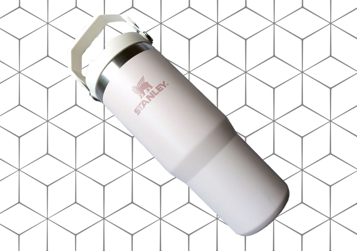 Stanley Iceflow Flip Straw Tumbler in Rose Quartz