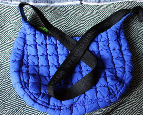 Mutha.Hood Dumpling Quilted Crossbody Bag