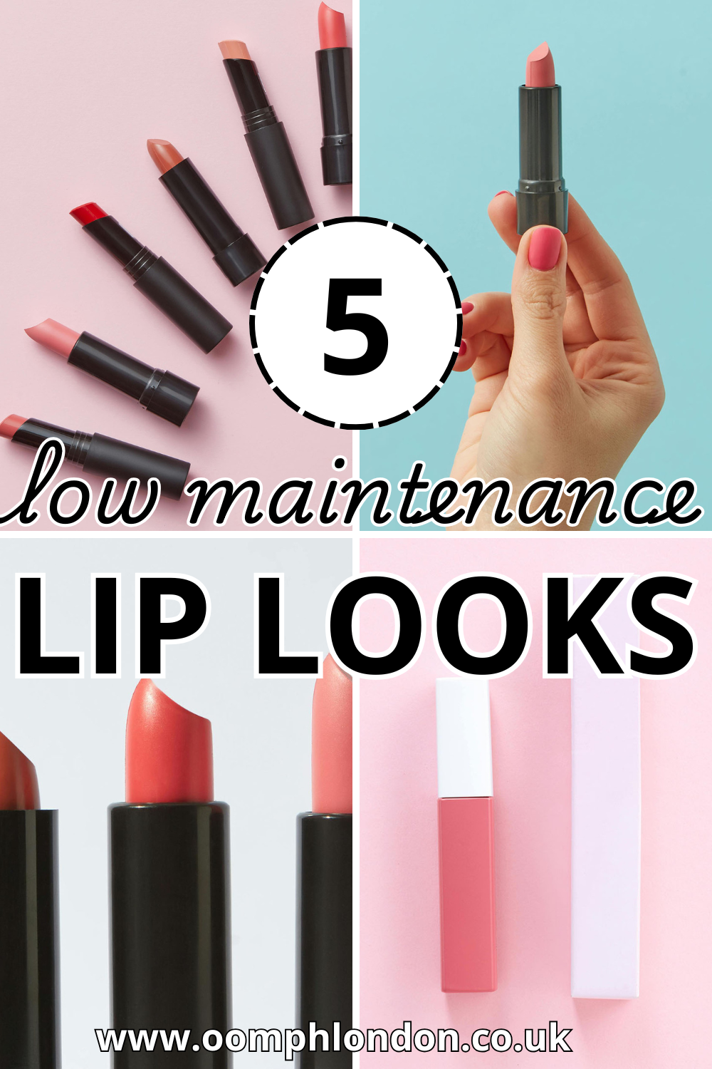 5 Low Maintenance Lip Looks