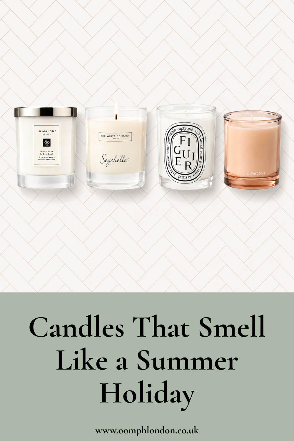 Candles that smell like a summer holiday